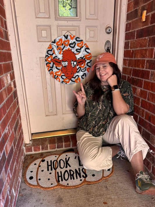 Fully Customized Hand Painted Wooden Door Hangers