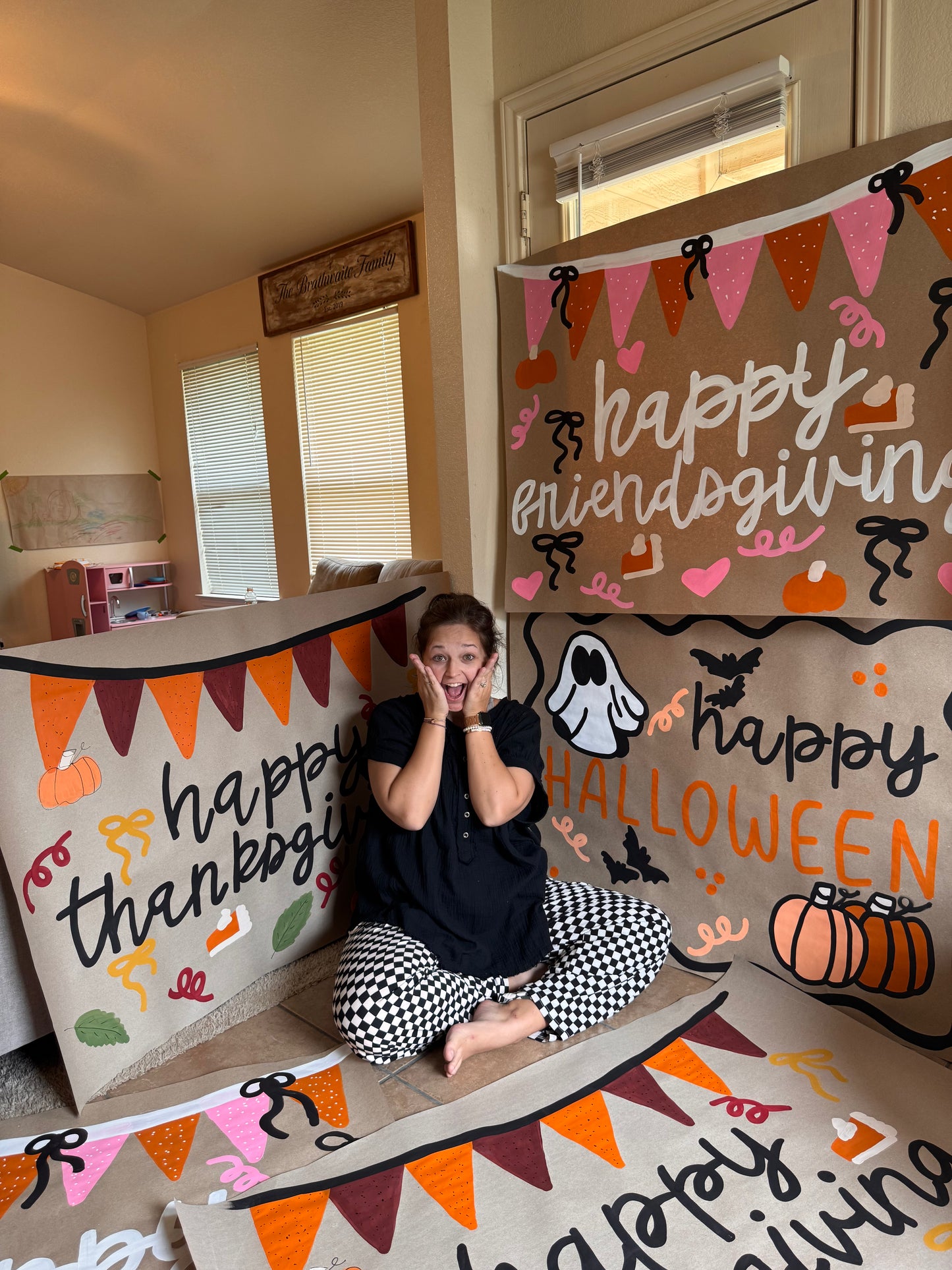 READY TO SHIP Classic Thanksgiving Banner