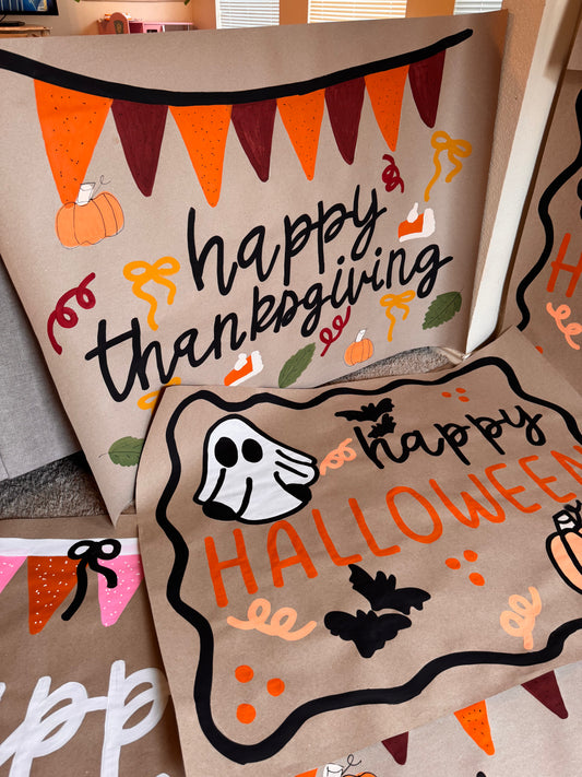 READY TO SHIP Classic Halloween Banner