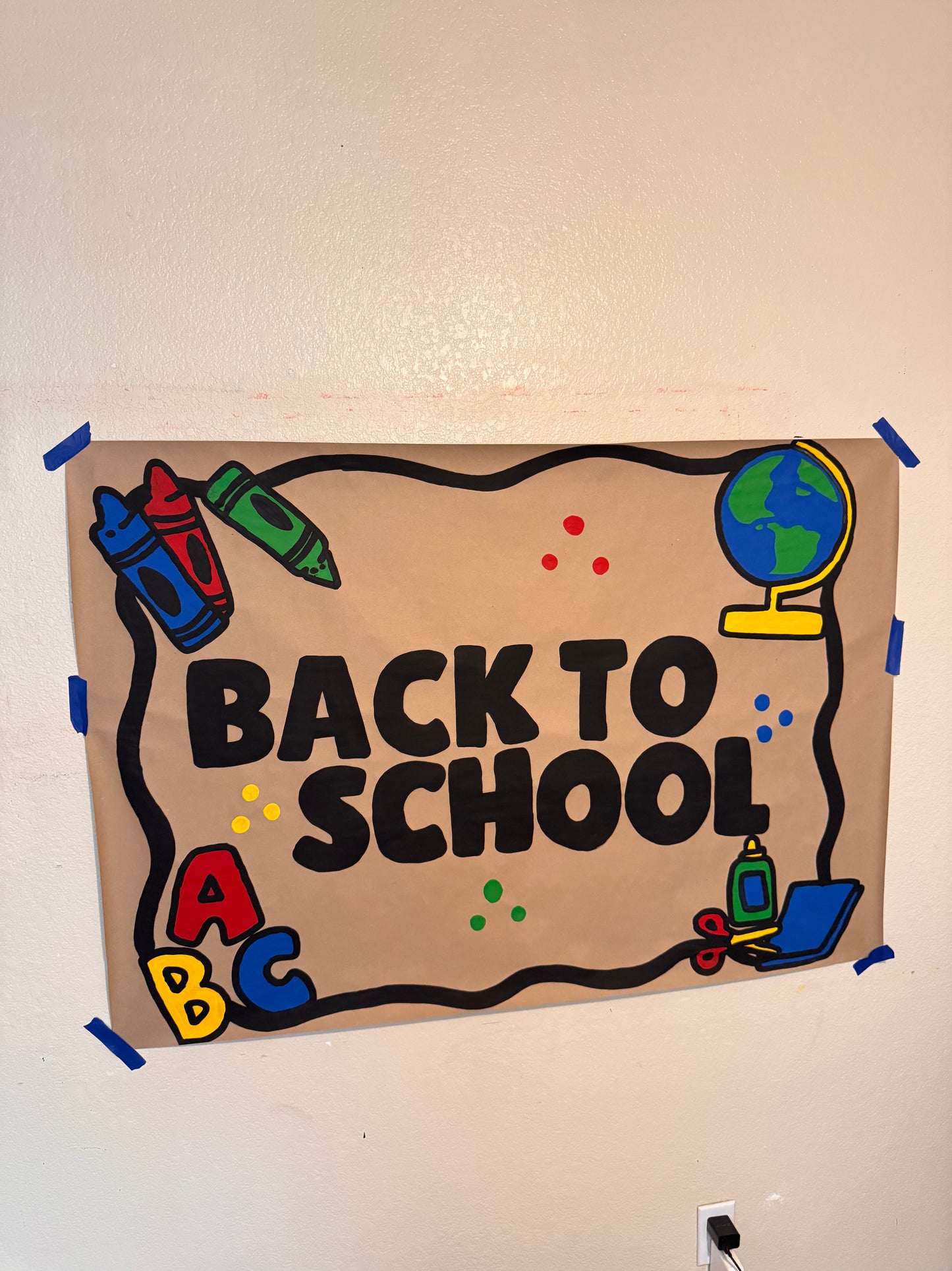 READY TO SHIP Back To School Primary Banner