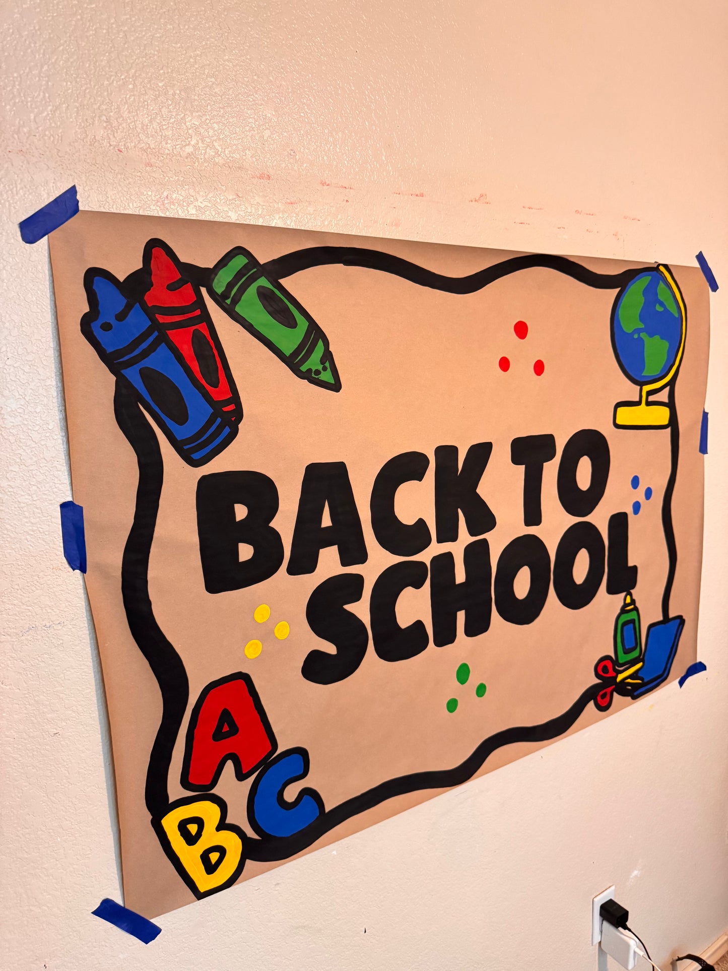 READY TO SHIP Back To School Primary Banner