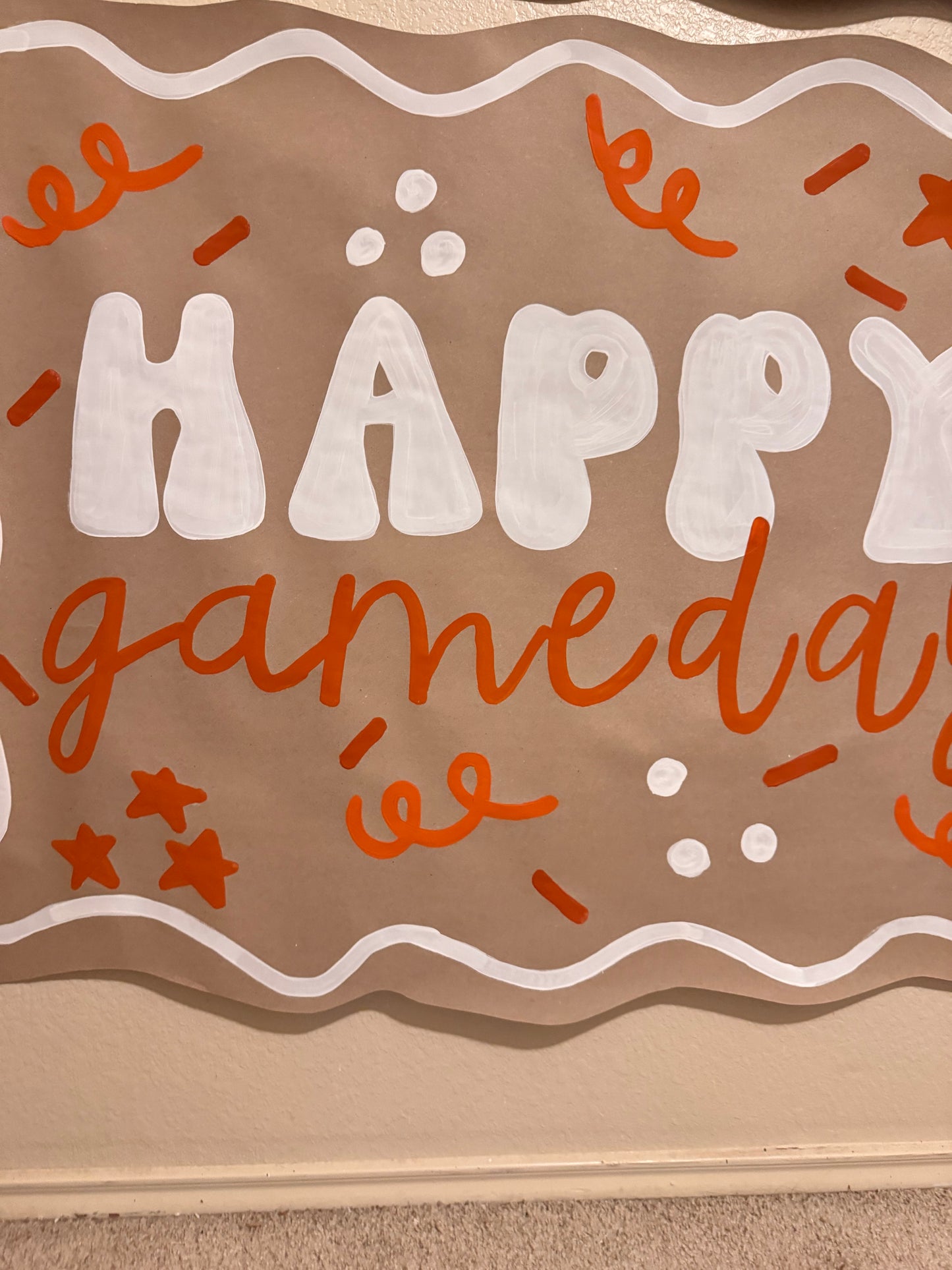 READY TO SHIP Gameday Longhorn Banner