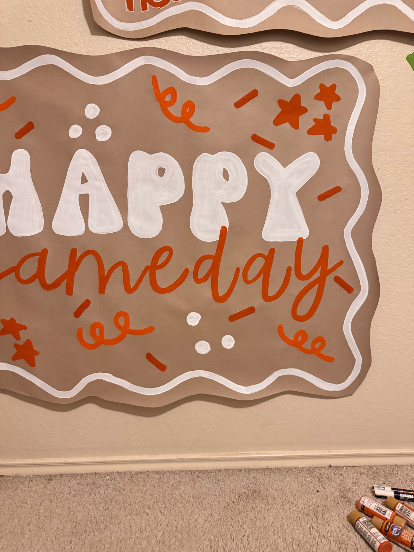 READY TO SHIP Gameday Longhorn Banner