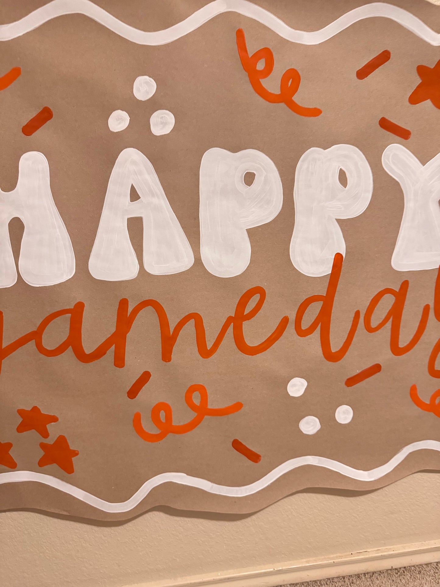 READY TO SHIP Gameday Longhorn Banner
