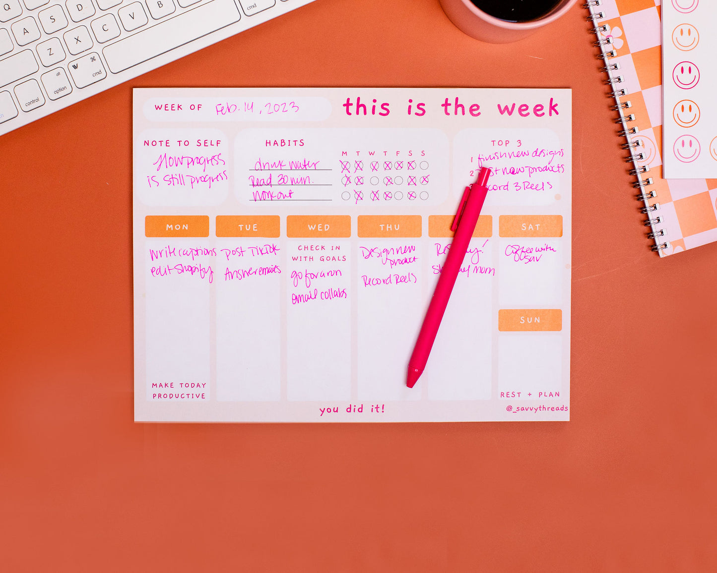 Go To Weekly Planner