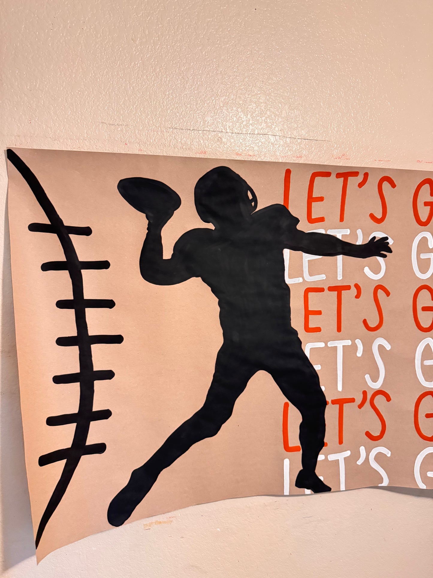 READY TO SHIP Let's Go Longhorn Banner